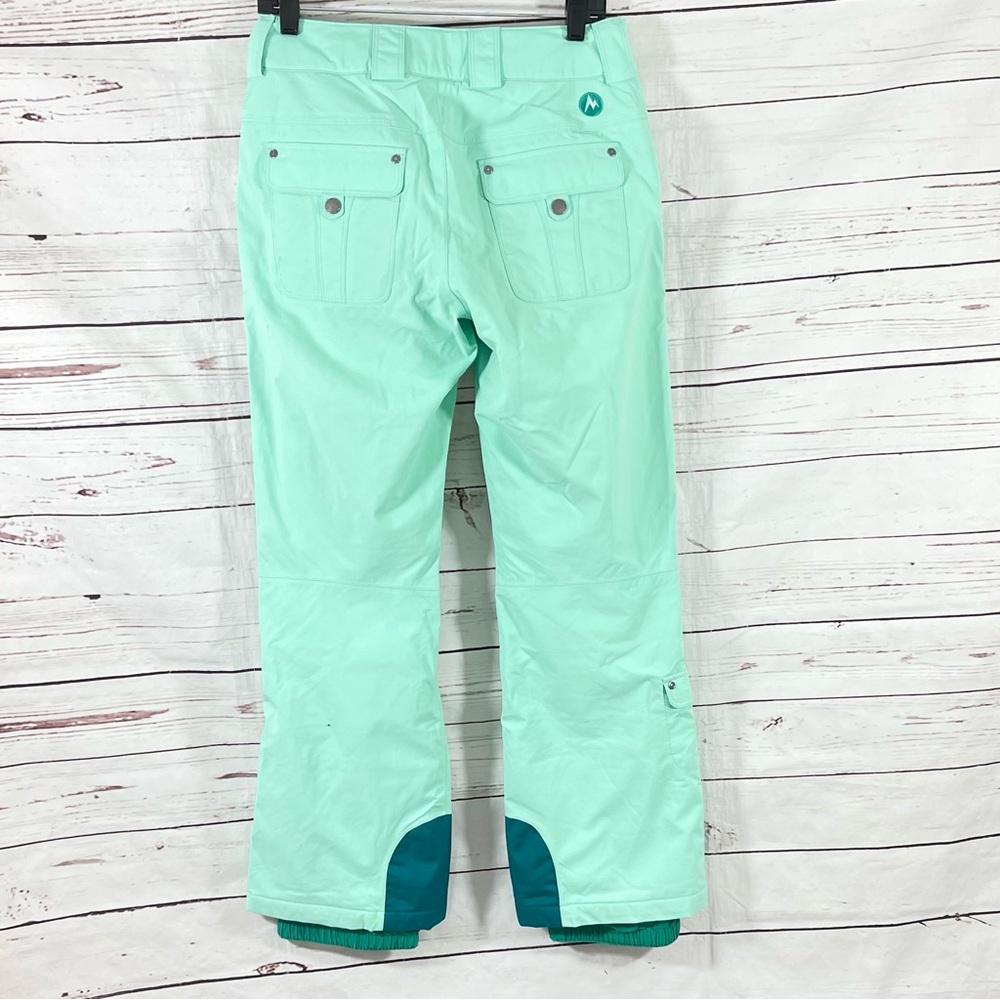 Marmot Membrain Women’s Ski Pants Size S/P Green Skyline Insulated. - Picture 4 of 11